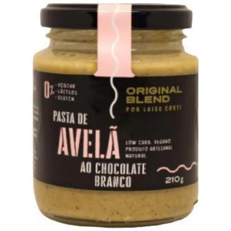 Kit 2x: Pasta De Avelã Chocolate Branco Original Blend 210g