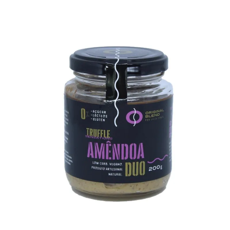 Kit 2x: Truffle De Amêndoa Duo Original Blend 200g
