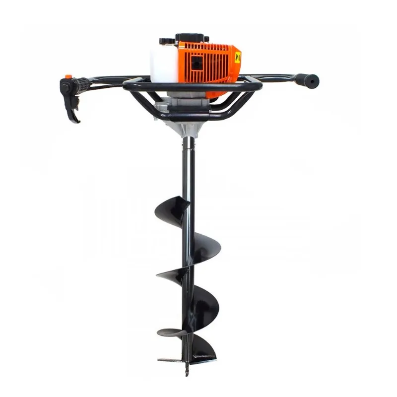 Perfurador De Solo Gasolina 52cc 3 Brocas + Extensão 60cm