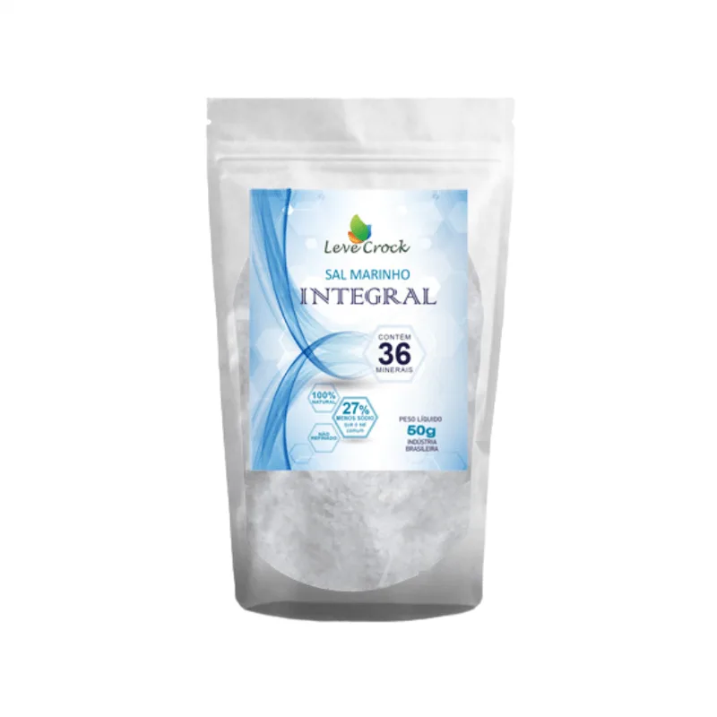 Kit 2x: Sal Marinho Integral Leve Crock 50g