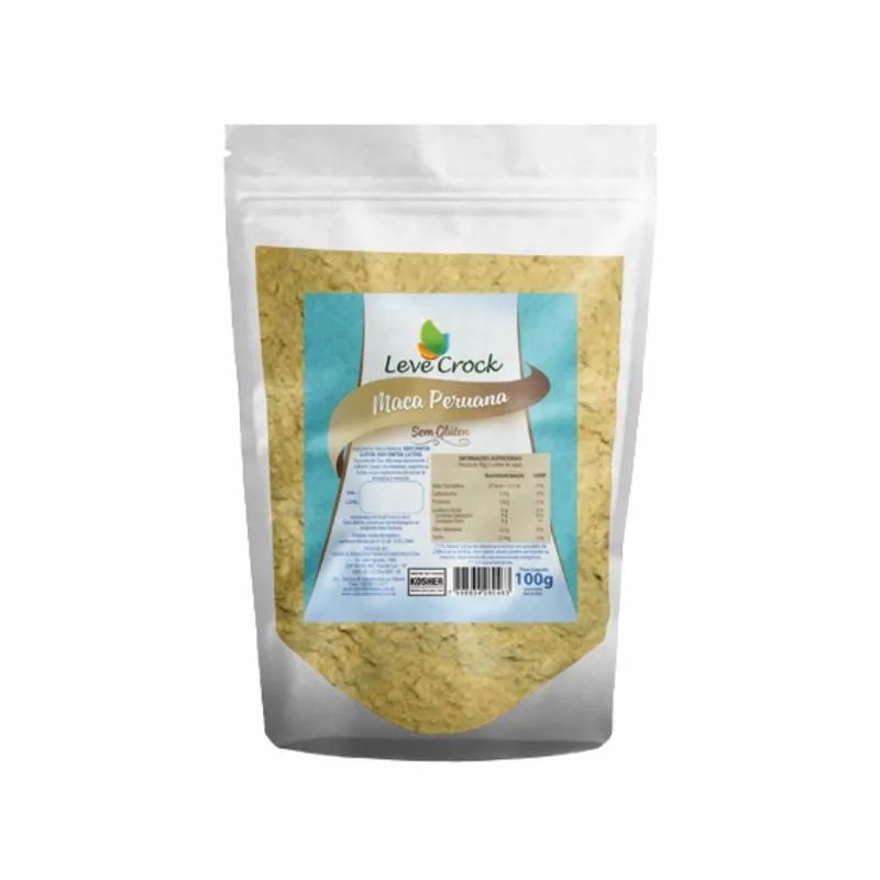 Kit 2X: Maca Peruana Sem Glúten Leve Crock 100g
