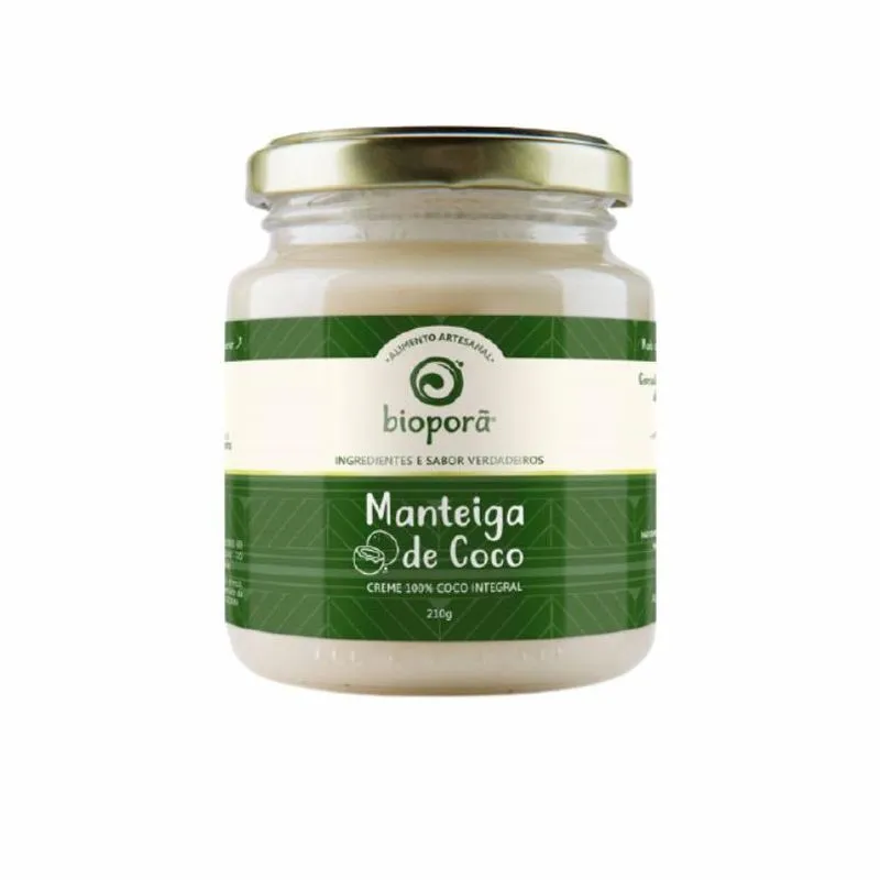 Kit 2x: Manteiga De Coco Vegana Bioporã 210g