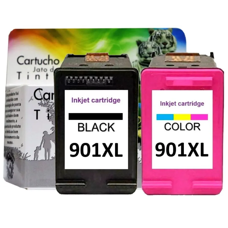 Kit cartucho 901 Preto e Color