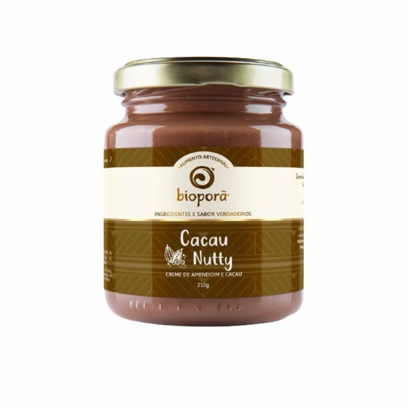 Kit 2x: Cacau Nutty Pasta De Amendoim/cacau Bioporã 210g