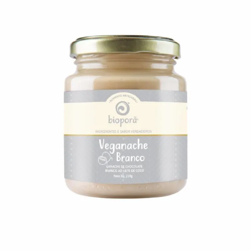 Kit 2x: Veganache Branco Chocolate Ao Leite Coco Bioporã
