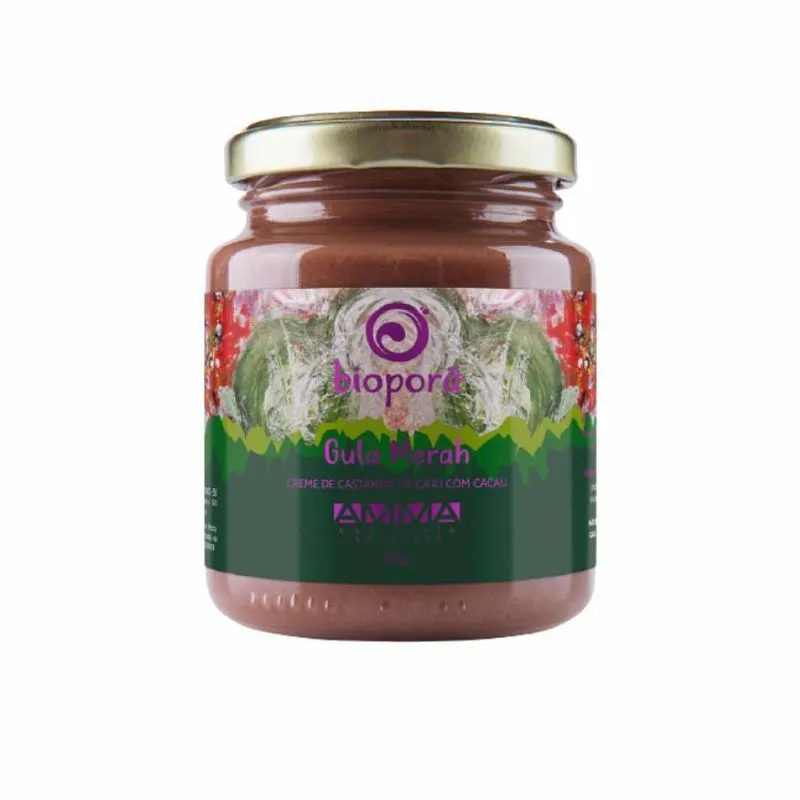 Kit 2x: Gula Merah Pasta De Castanha/chocolate Bioporã 210g
