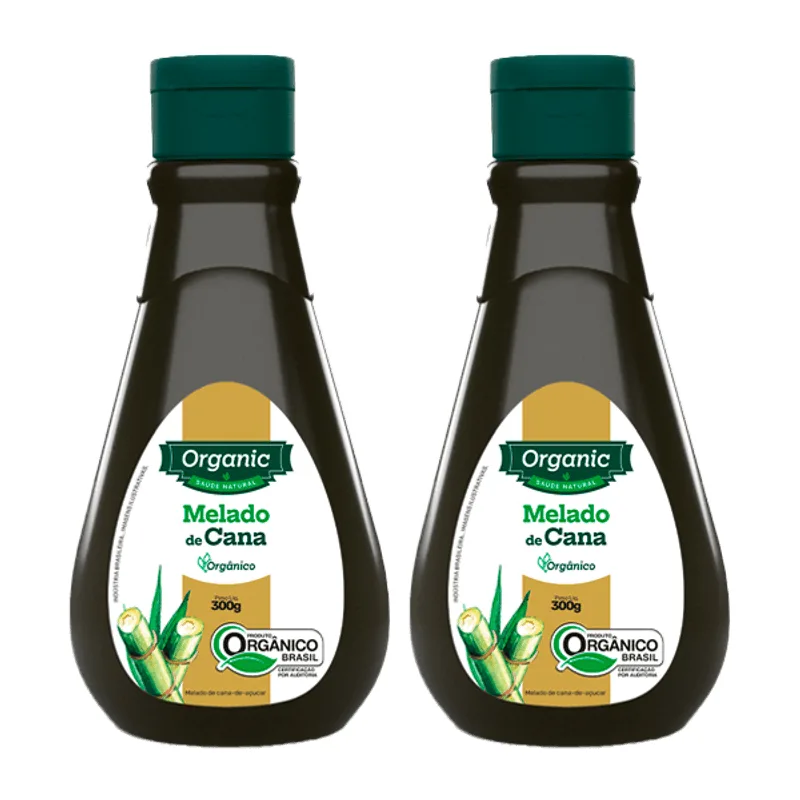 Kit 2x: Melado De Cana Orgânico Organic 300g
