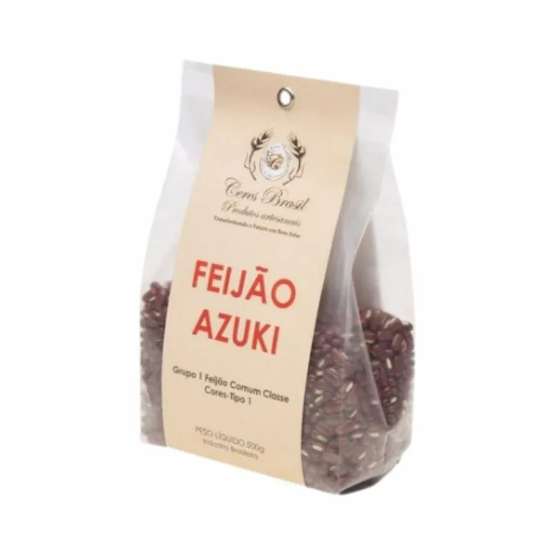 Kit 2x: Feijão Azuki Sem Glúten Ceres 500g