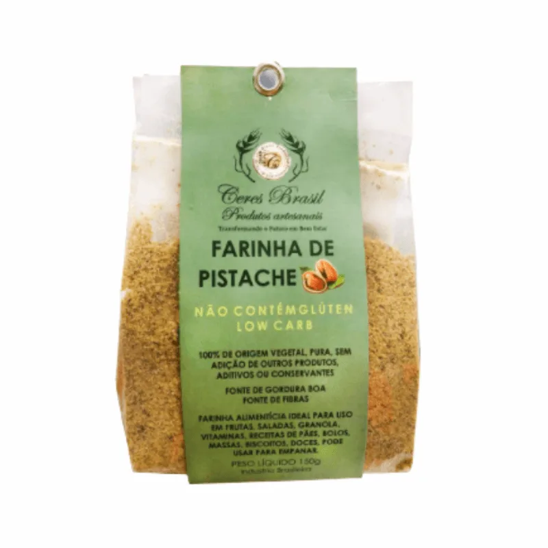 Kit 2x: Farinha De Pistache Sem Glúten Ceres 150g