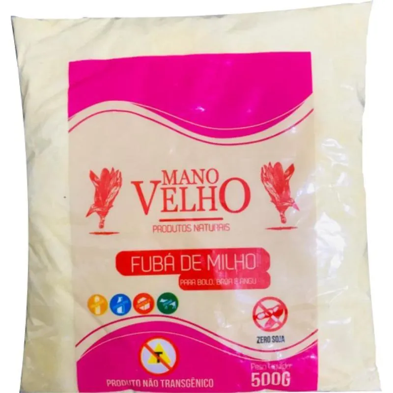 Kit 2x: Fubá De Milho Orgânico Mano Velho 500g