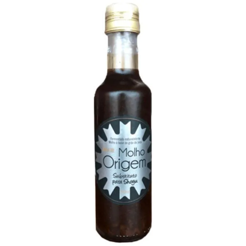 Kit 2x: Molho Shoyu De Grão De Bico Origem Temperos 250ml