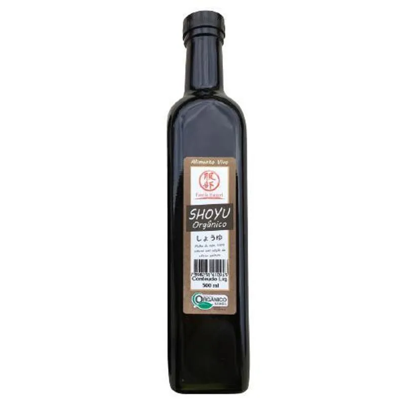 Kit 2x: Shoyu De Soja Orgânico Família Hattori 500ml
