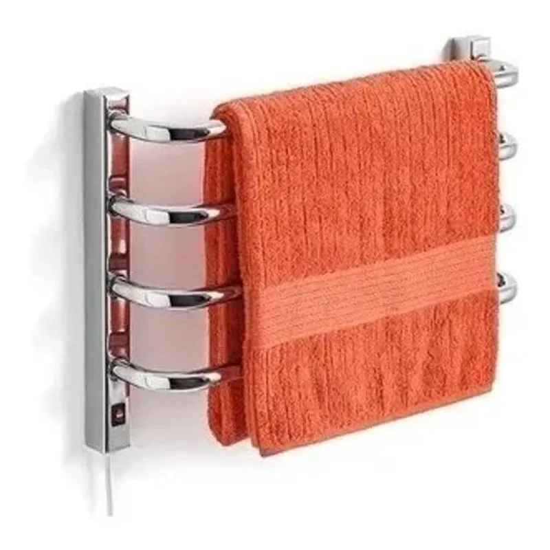 Toalheiro Termico 1 Toalha Cromado 220v Tomada Lado Direito
