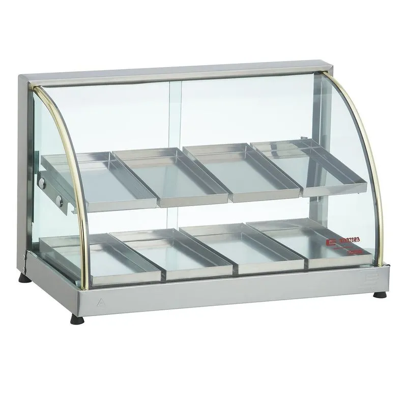 Vitrine Expositora Aquecida 8 Bandejas Edanca Dupla
