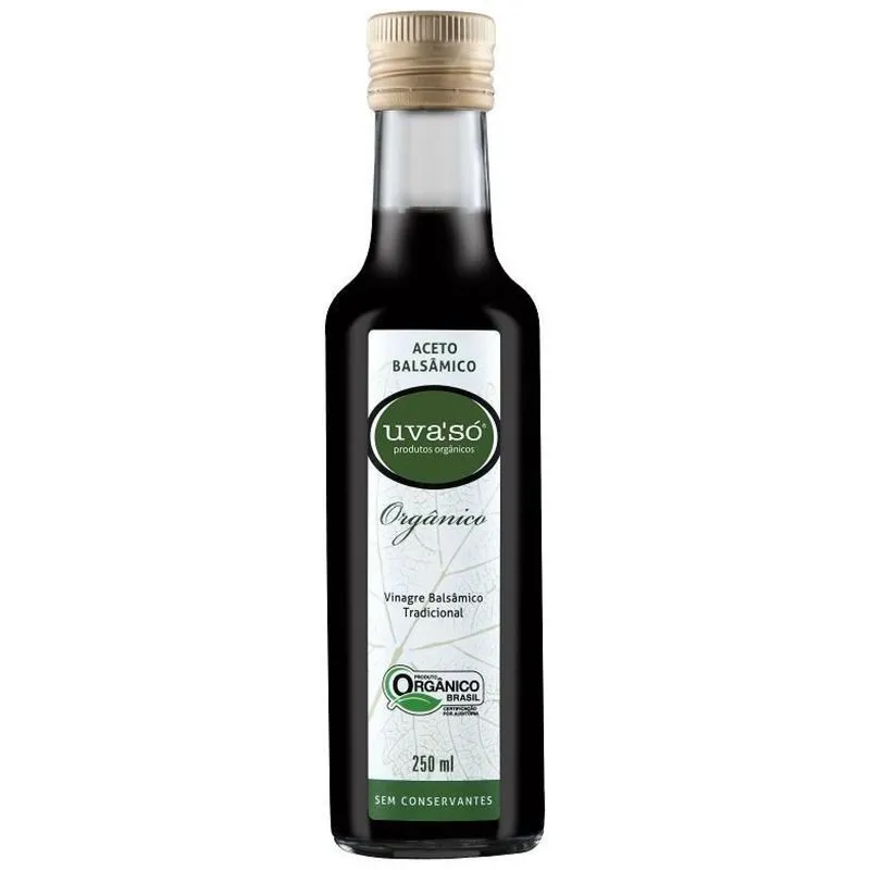 Kit 2x: Vinagre Balsâmico Orgânico Uva Só 250ml