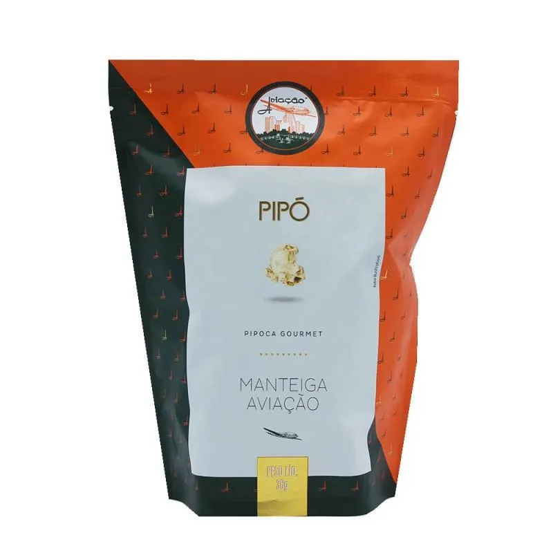 Kit 2x: Pipoca Manteiga Aviação Pipó Gourmet 35g