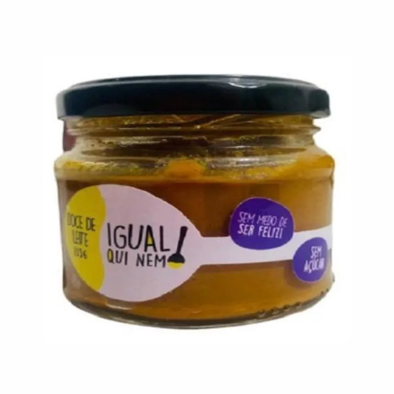 Kit 2 Doce De Leite Sem Lactose/açúcar Igual Qui Nem 135g