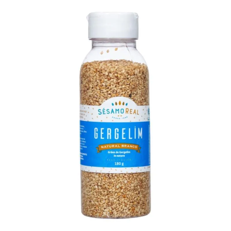 Kit 2x: Gergelim Natural Branco Sésamo Real 180g