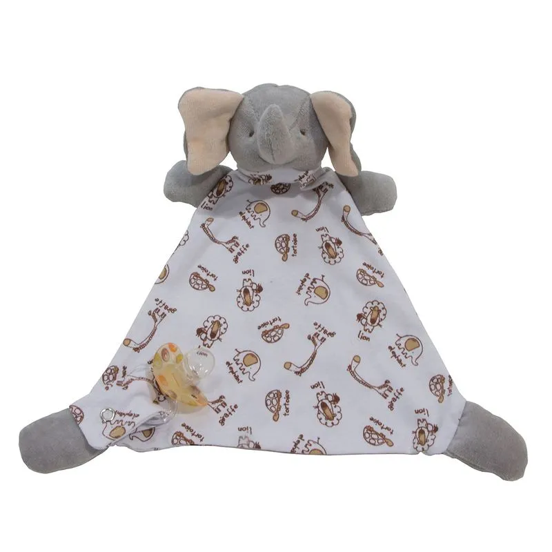 Kit Naninhas Elefante-cheirinho-porta Chupeta-02-unidades