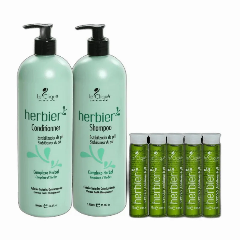 Reconstrução Capilar Herbier - Kit 5 Ampolas +
