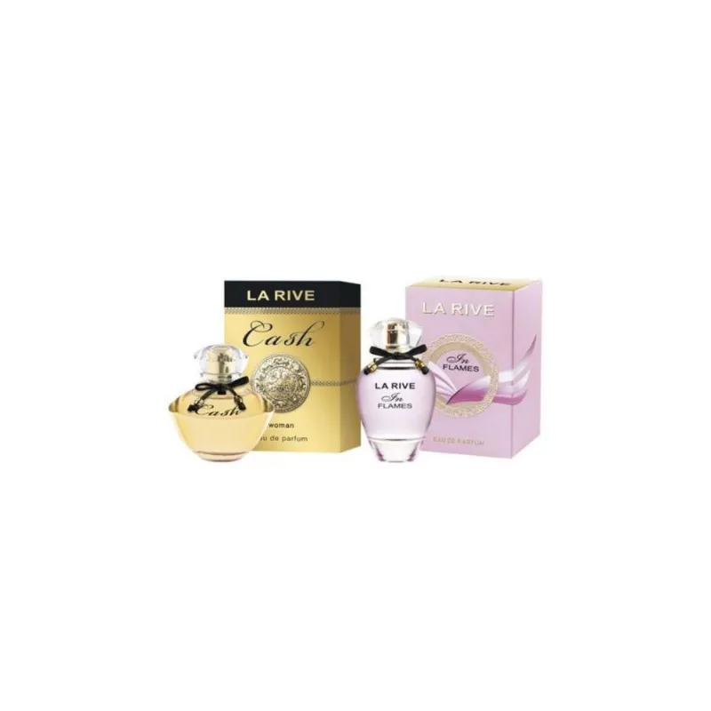 Kit Perfume Cash Woman 90ml + In Flames Edp 90ml La Rive
