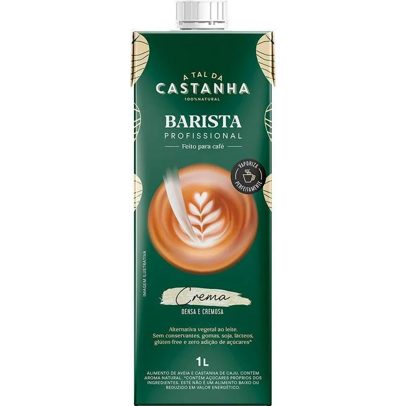 Kit 2x: Leite Vegetal Barista A Tal Da Castanha 1l