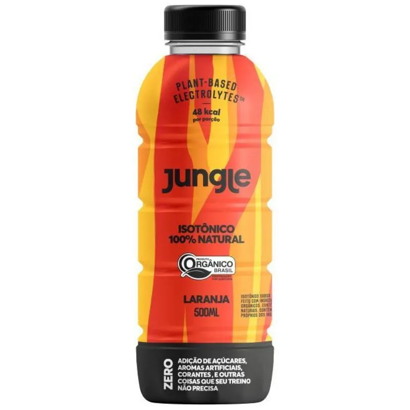 Kit 2x: Isotônico Laranja Plant Based Jungle 500ml