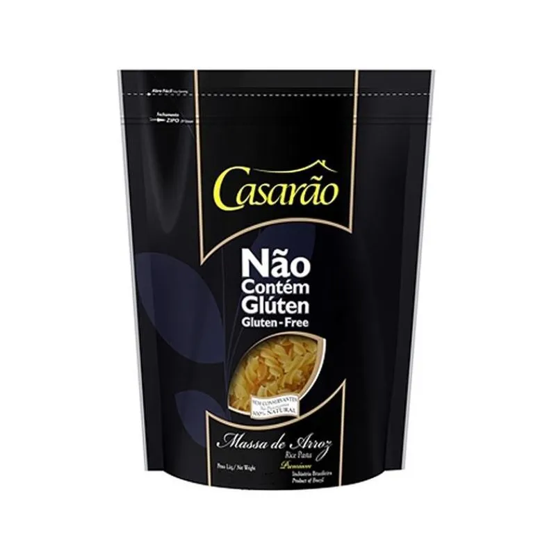 Kit 2x: Macarrão Fusilli Premium Sem Glúten Casarão 500g
