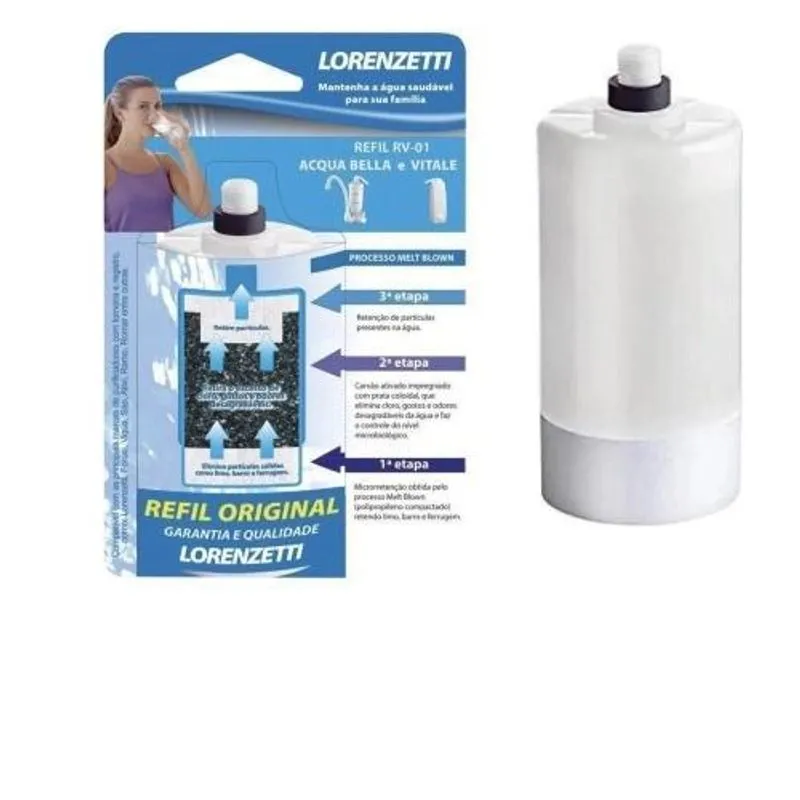 Refil Purificador Lorenzetti Acqua Bella E Vitale Rv-01