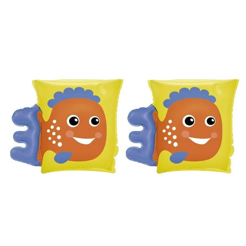 Boia De Braço Peixinhos Amarelo 19Cm - Mor