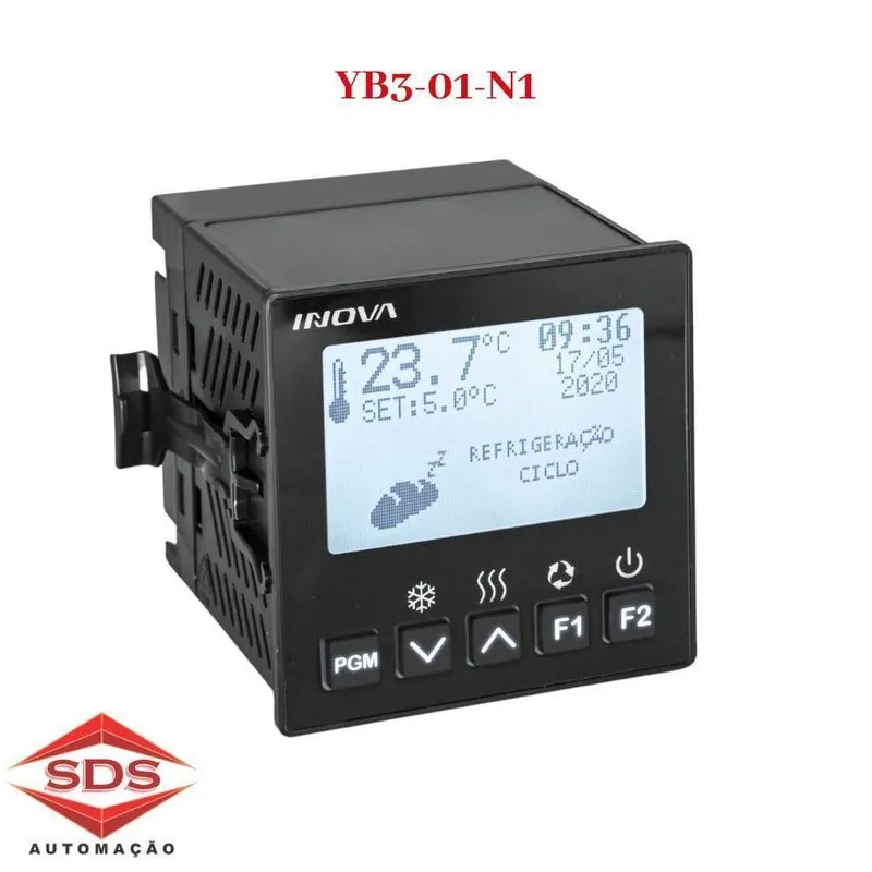 Controlador Tempo E Temperatura Inv 54101 Inova Ntc - 24vcc