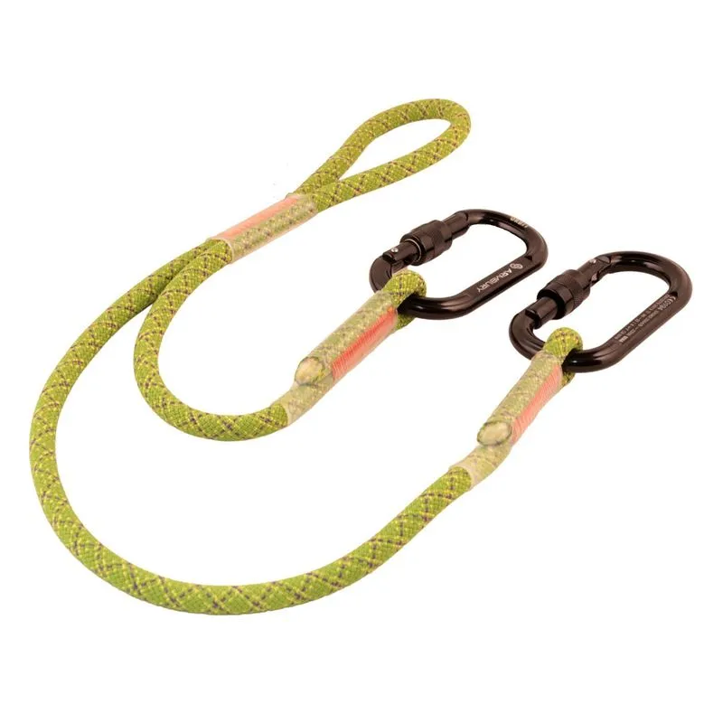 Solteira De Corda Dinâmica 50+75cm+2mosquetões Ovais Armbury