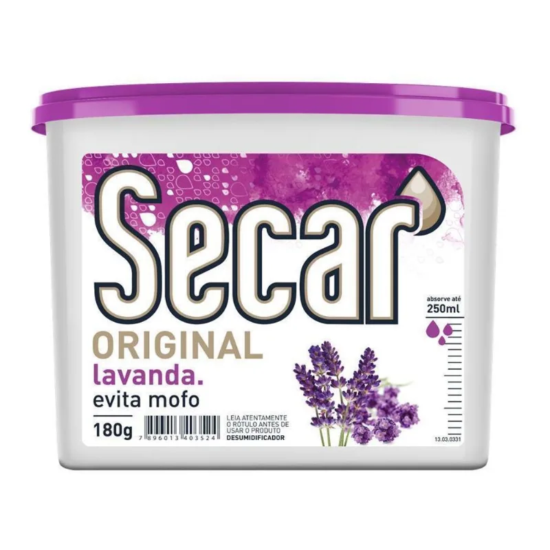 Anti Mofo Secar Original 12x180g - Lavanda