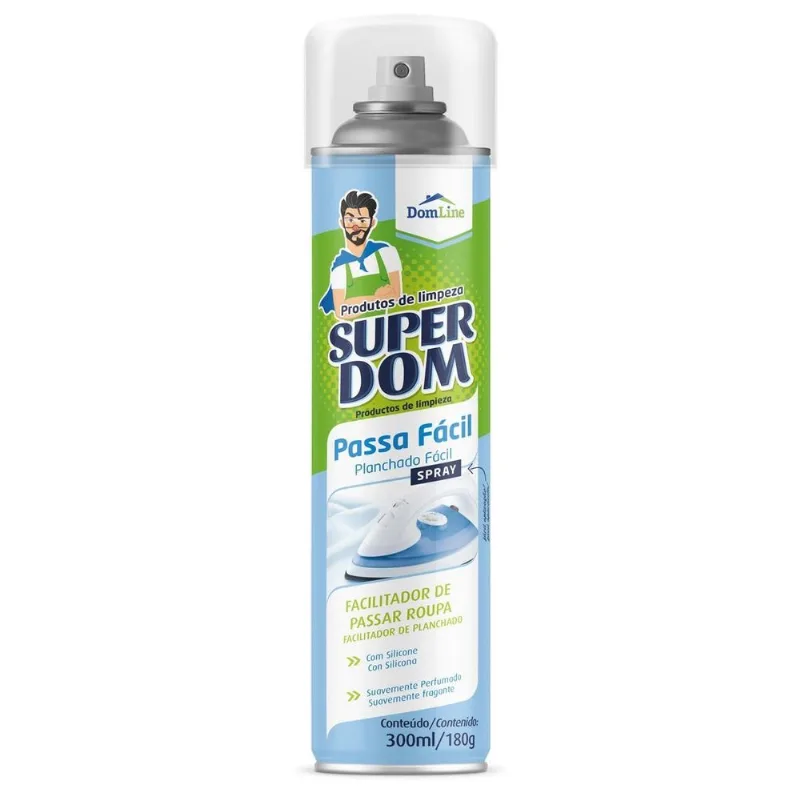 Spray Passa Fácil Domline Facilitador De Passar Roupas 300ml