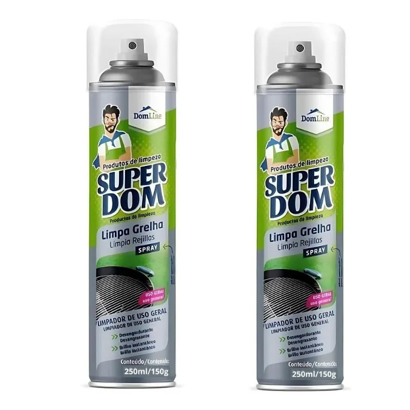Spray Limpa Grelha E Airfryer Domline Remove Gordura 250ml