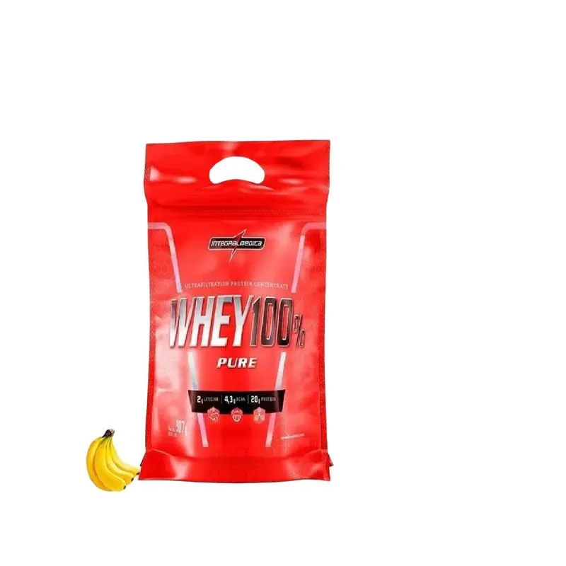 Combo 2x Whey 100% Pure Rf 907g Banana - Integralmedica