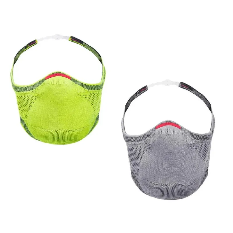 Kit 2 Máscaras Knit Fiber G Verde Limão E Cinza + 30 Filtros