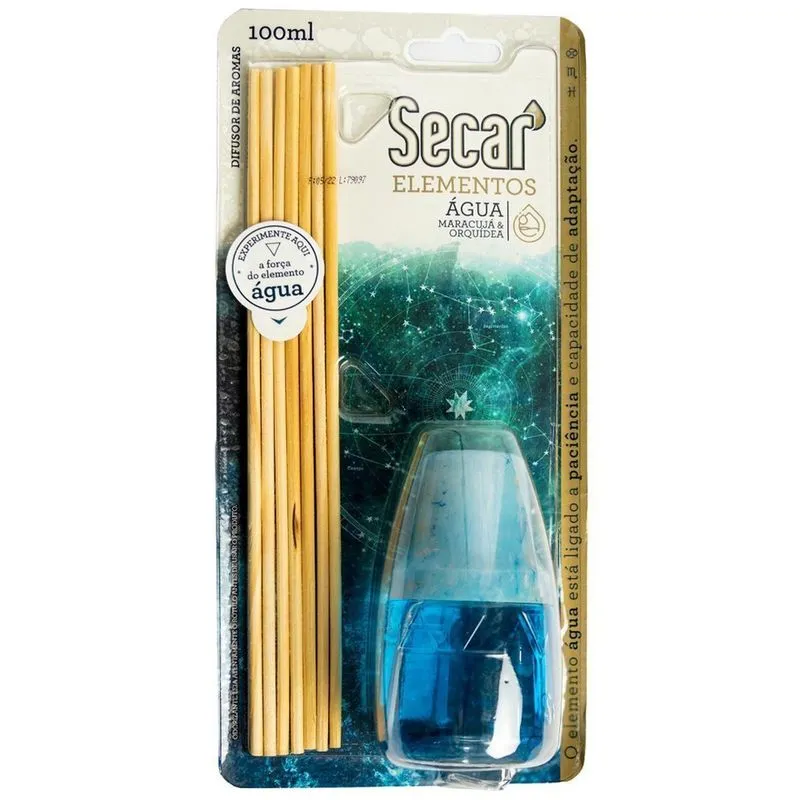 Difusor De Aromas Secar Elementos 3X100Ml - Agua