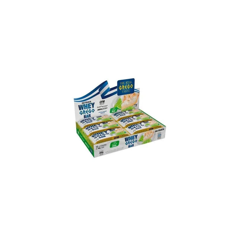 Barra Whey Grego Torta De Limão 12x40g