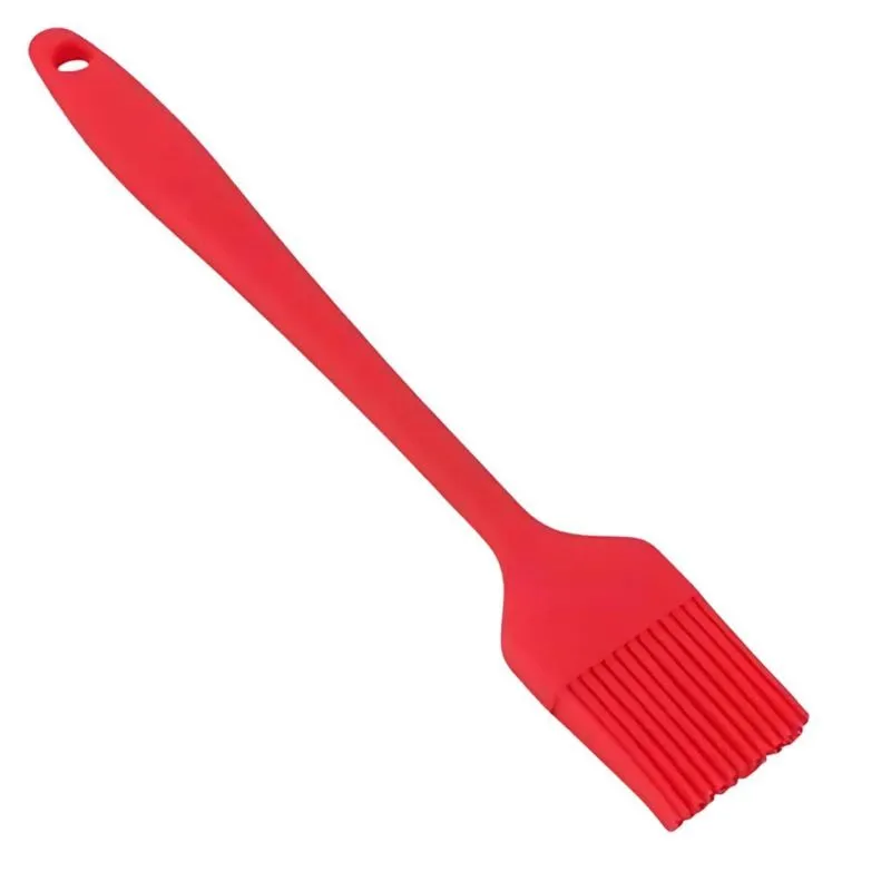 Pincel De Silicone - Vermelho - 21cm