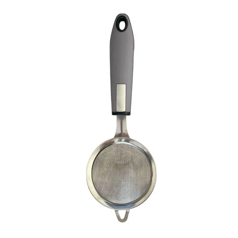 Peneira De Cozinha Em Inox E Cabo De Silicone - Unyhome