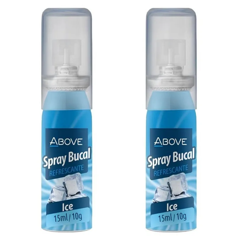 Kit 2 Spray Bucal Above Ice 15ml - Antisséptico