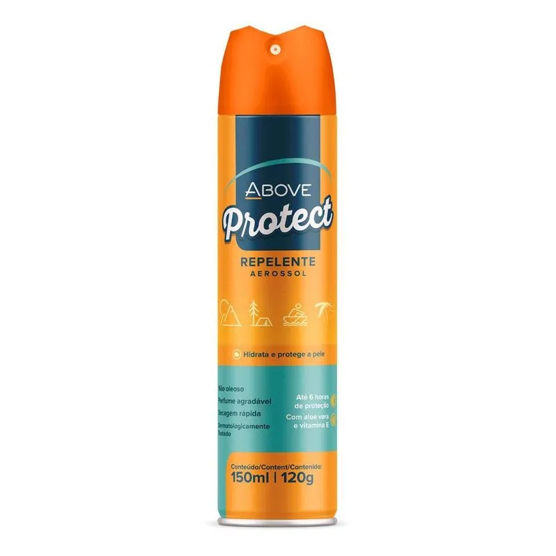 Repelente Spray Protect Above Secagem Rápida 150ml