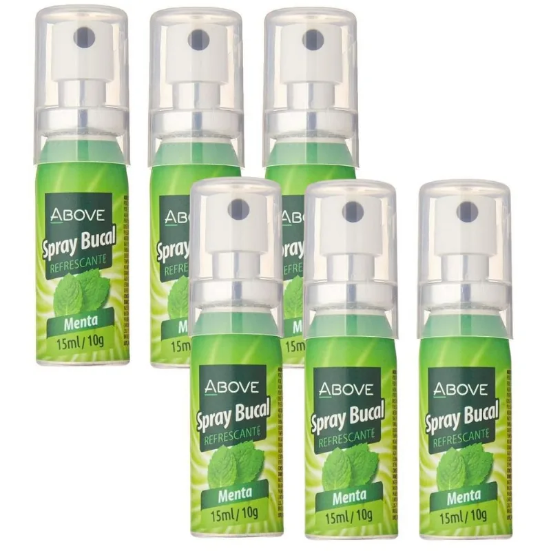 Kit 6 Spray Bucal Above Menta 15ml Antisséptico