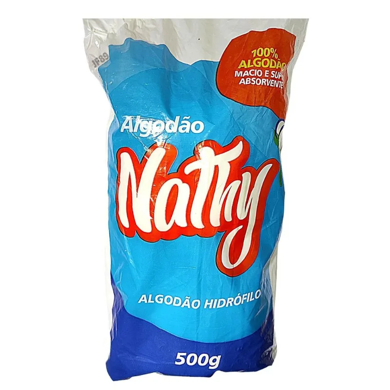 Algodão Hidrófilo Rolo 500gr C/10 Unidades