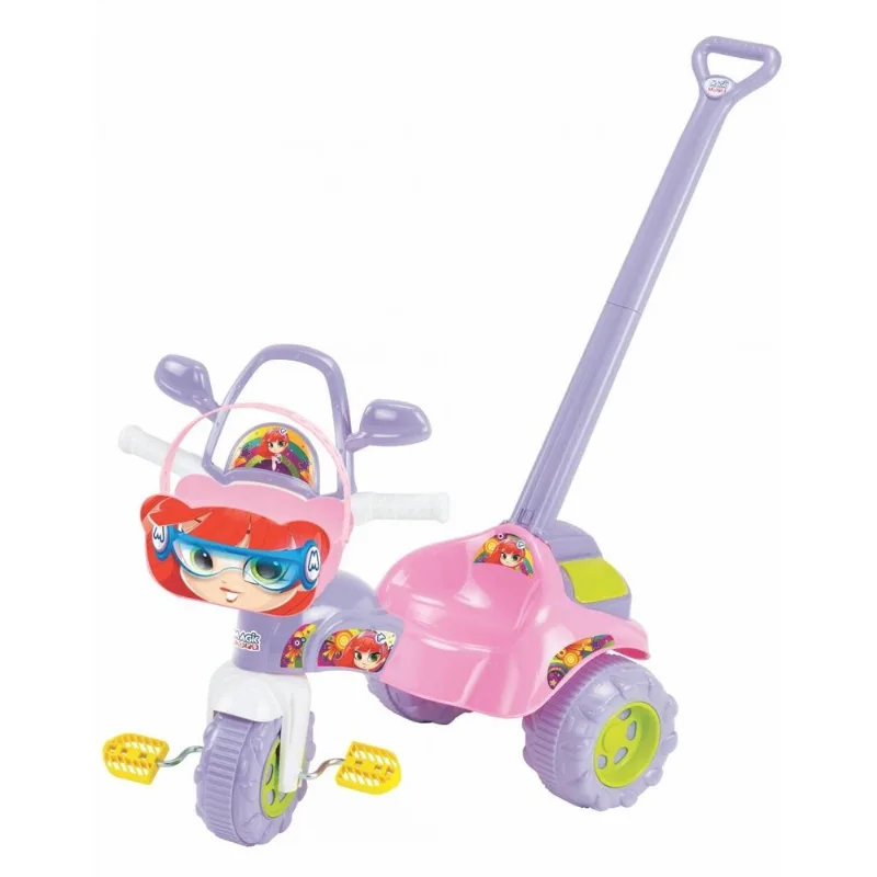 Triciclo Tico Tico Meg Com Cestinha- Magic Toys