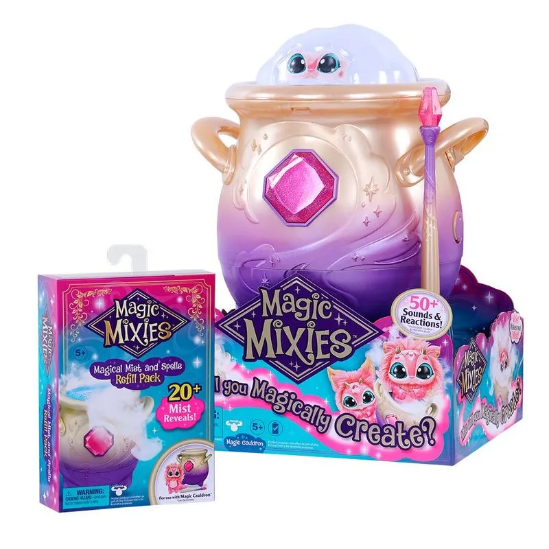 Kit Magic Mixies - Caldeirão Mágico - Rosa (2450) + Magic Mixies - Refil (2451)