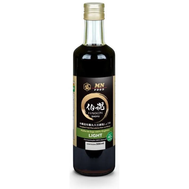 Kit 2x: Shoyu Orgânico Light Mn Food 500ml