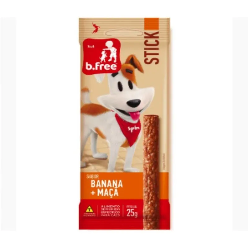 B Free Stick Banana E Maça ( 20 Unidades)