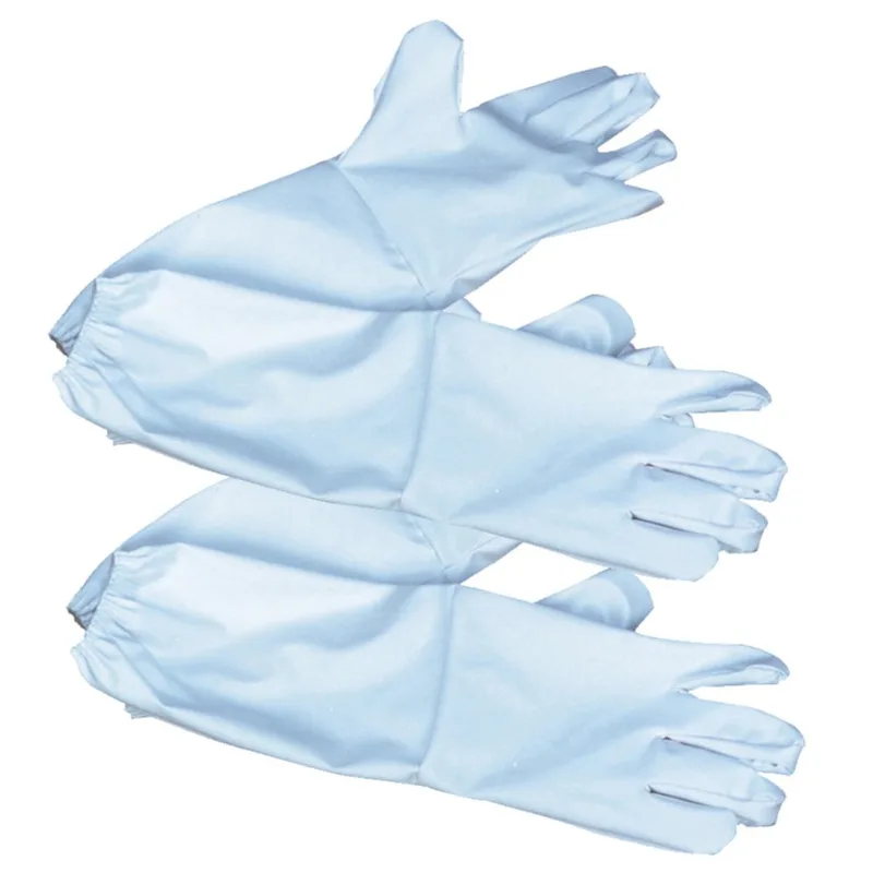 Kit Luvas Apicultor Longas Branca Courvin 2 Pares